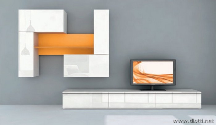 Day living room furniture PD03 white saffron